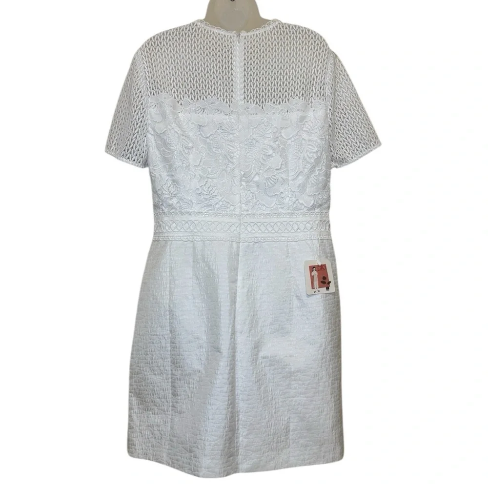 Reiss Freyda Short Sleeve Lace Dress Size 12 PLEASE READ